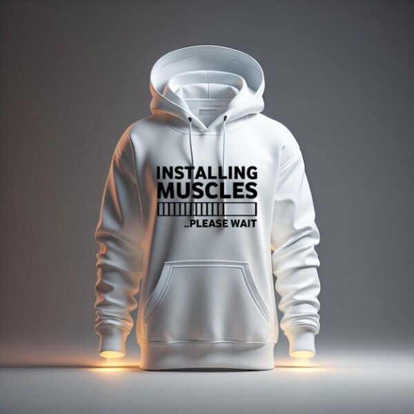 Top 5  Hoodie gift for fitness lovers "Installing Muscles– Motivational and Comfortable  for Gym Enthusiasts" - Image 3